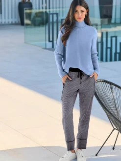 Pantalon superbe motif jacquard
