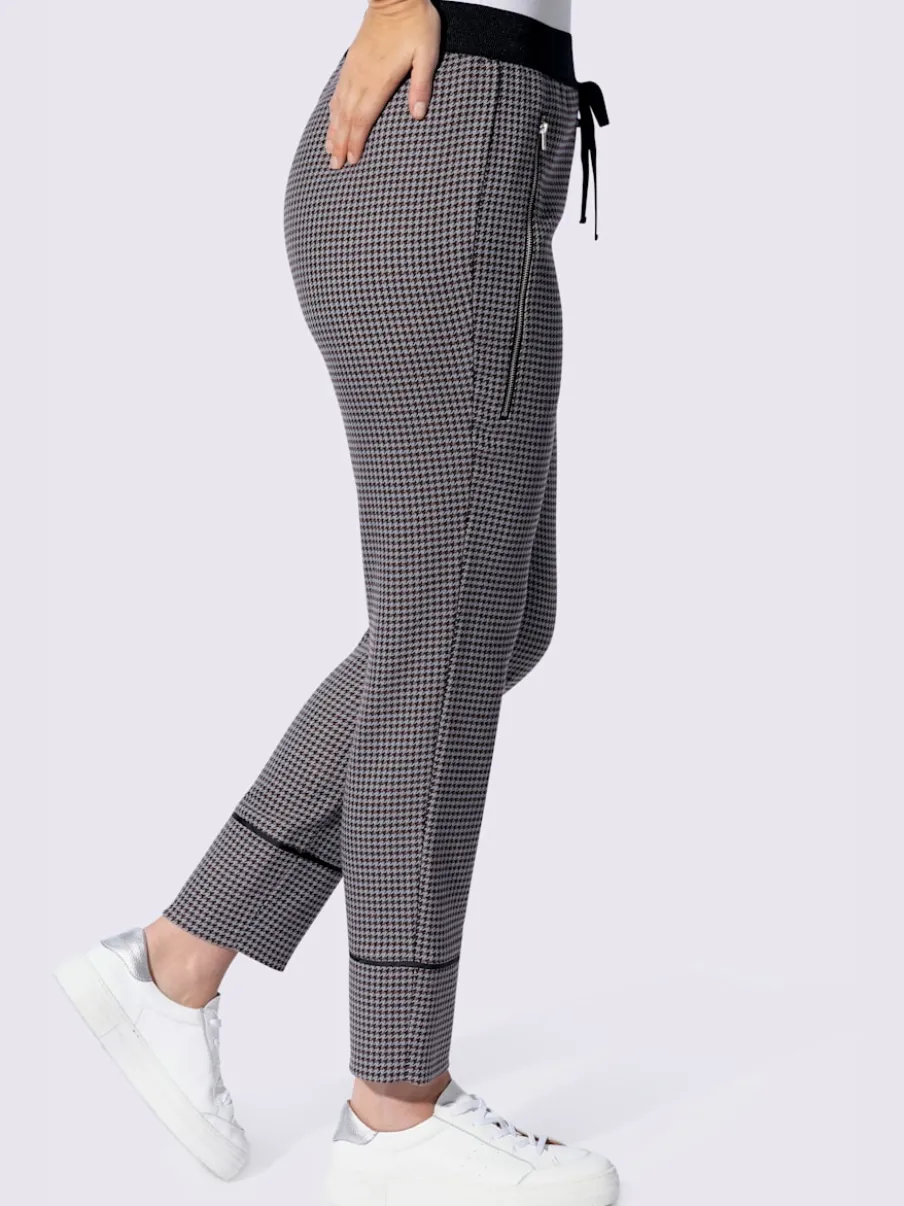 Pantalon superbe motif jacquard