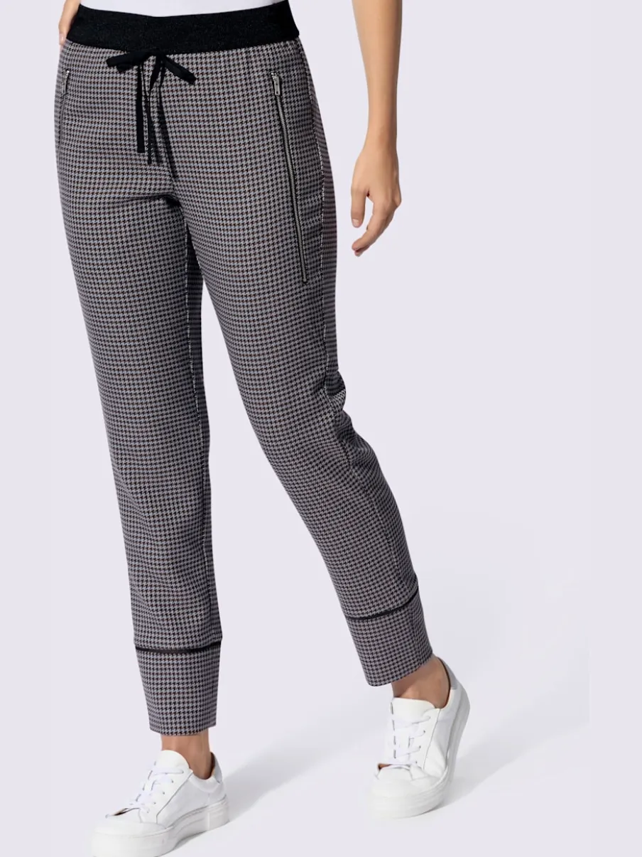 Pantalon superbe motif jacquard