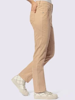 Pantalons velours côtelé coupe droite et confortable