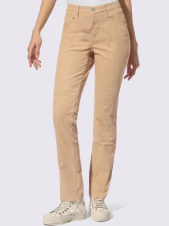 Pantalons velours côtelé coupe droite et confortable