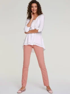Pantalons velours côtelé coupe droite et confortable