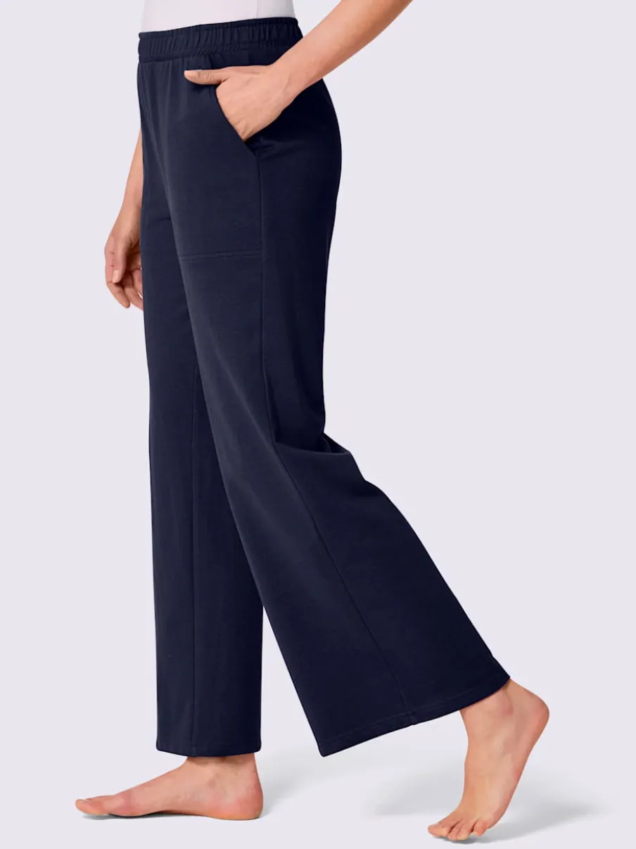 Pantalon sweat avec ceinture élastique et poches