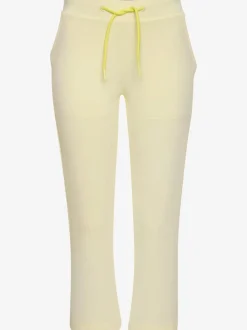Pantalon sweat 7/8 avec ceinture élastique et poches confortables