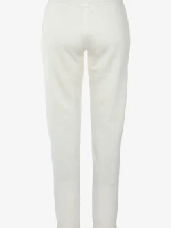 Pantalon sweat avec logo brodé et poches latérales fendues