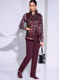 Pantalon tailleur léger avec ceinture et poches discrètes