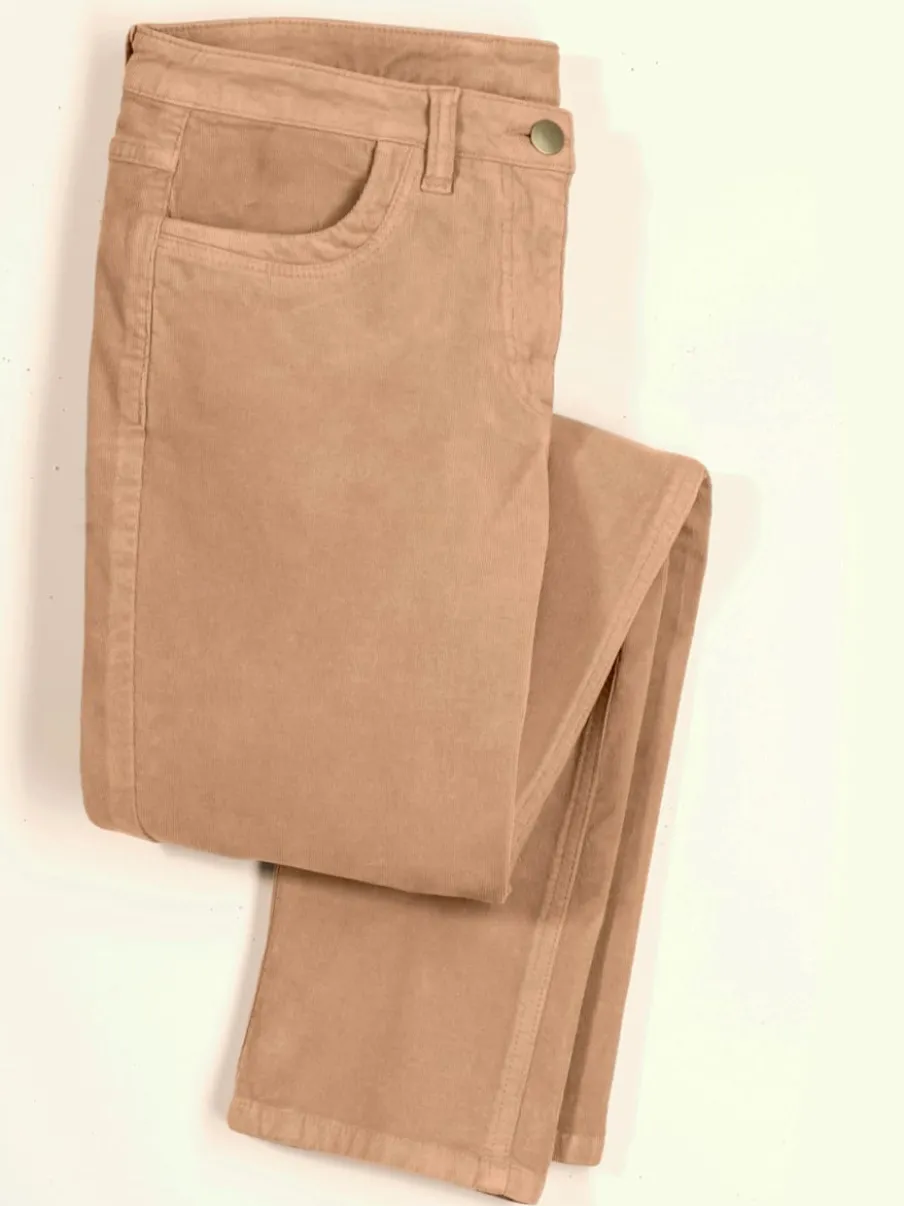 Pantalon velours velours fin