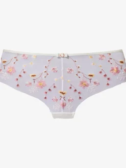 Panty fantaisie avec joli nœud décoratif et accessoire au centre devant