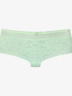 Panty fantaisie avec nœud décoratif fin et joli accessoire au centre devant