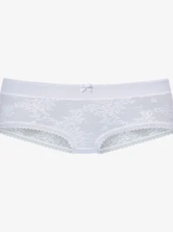 Panty féminin avec petit nœud décoratif au centre devant