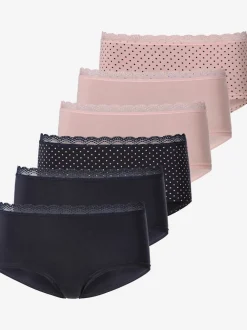 Panty gainant hipster avec joli bord en dentelle