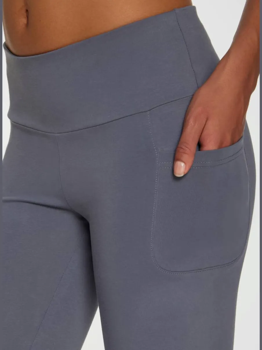 Panty pantalon jazz avec large ceinture et poche pratique