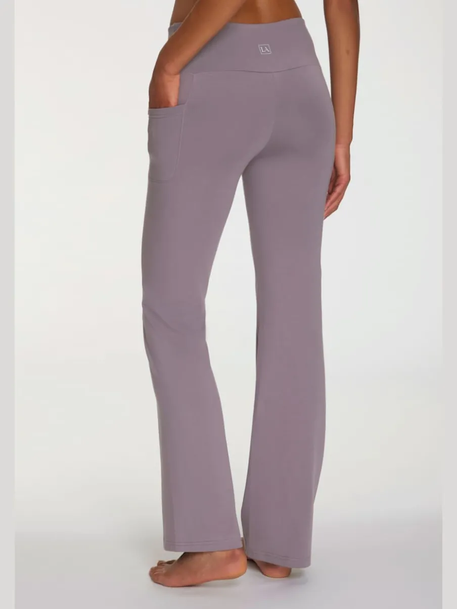 Panty pantalon jazz avec large ceinture et poche pratique