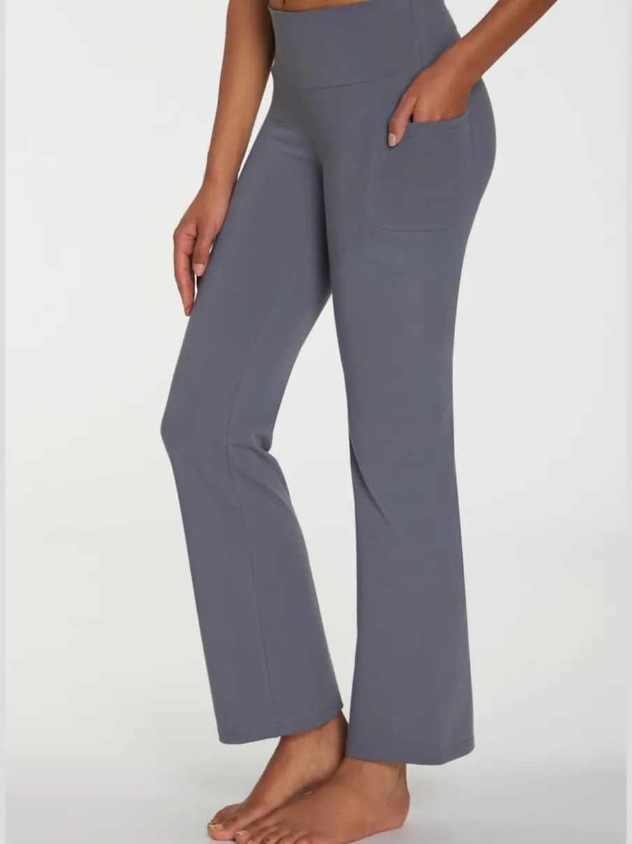 Panty pantalon jazz avec large ceinture et poche pratique