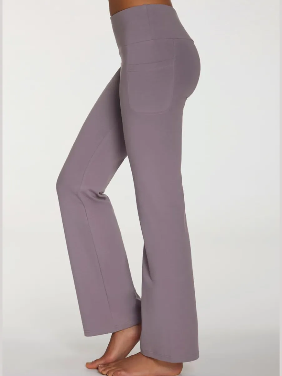 Panty pantalon jazz avec large ceinture et poche pratique