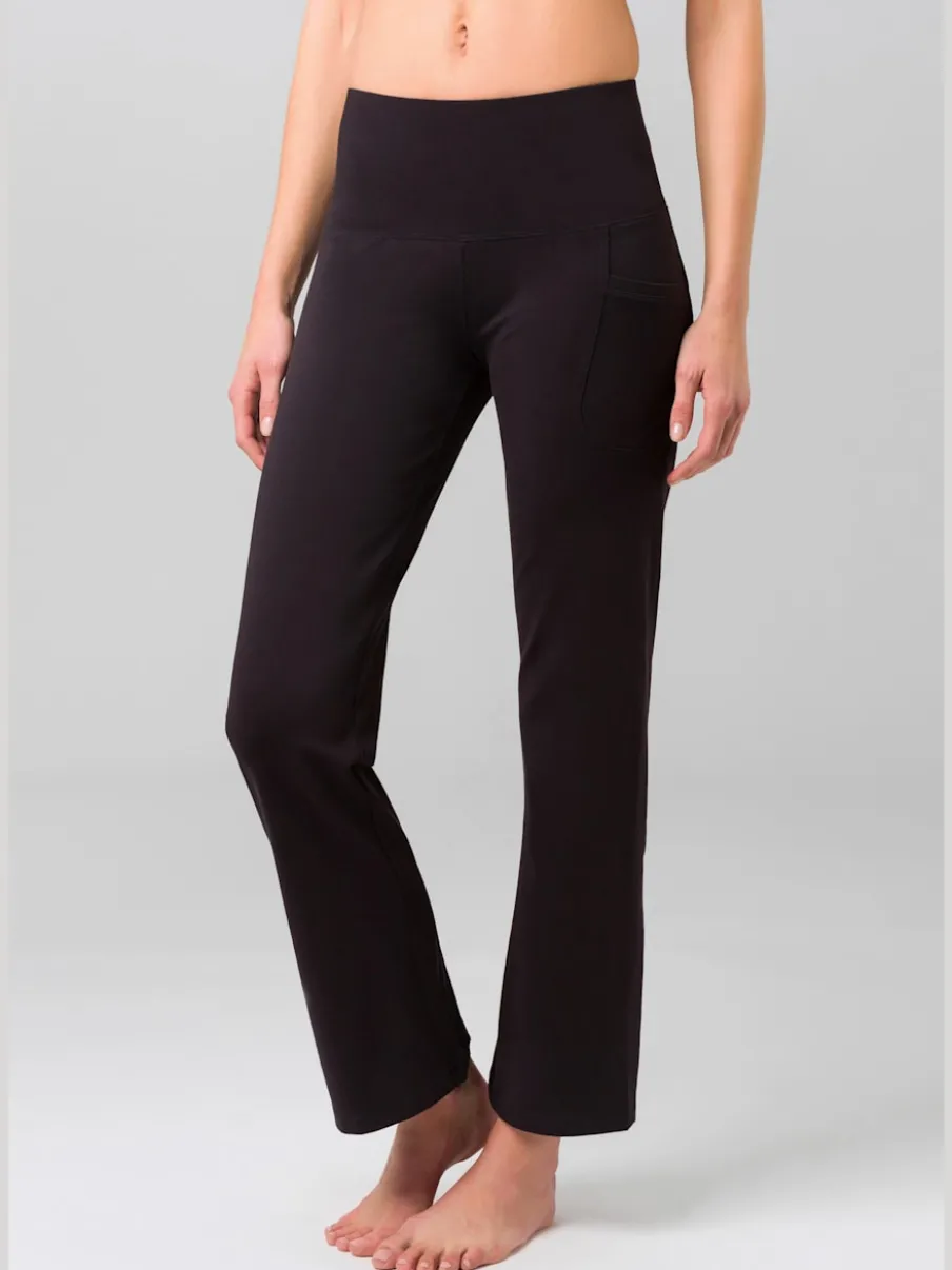 Panty pantalon jazz avec large ceinture et poche pratique