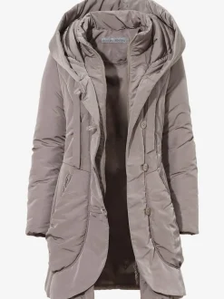 Parka d'extérieur avec col capuche et finition soignée