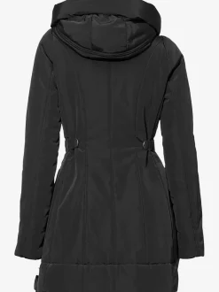 Parka d'extérieur avec col capuche et finition soignée