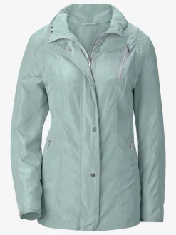 Parka légère avec poches zippées et détails raffinés