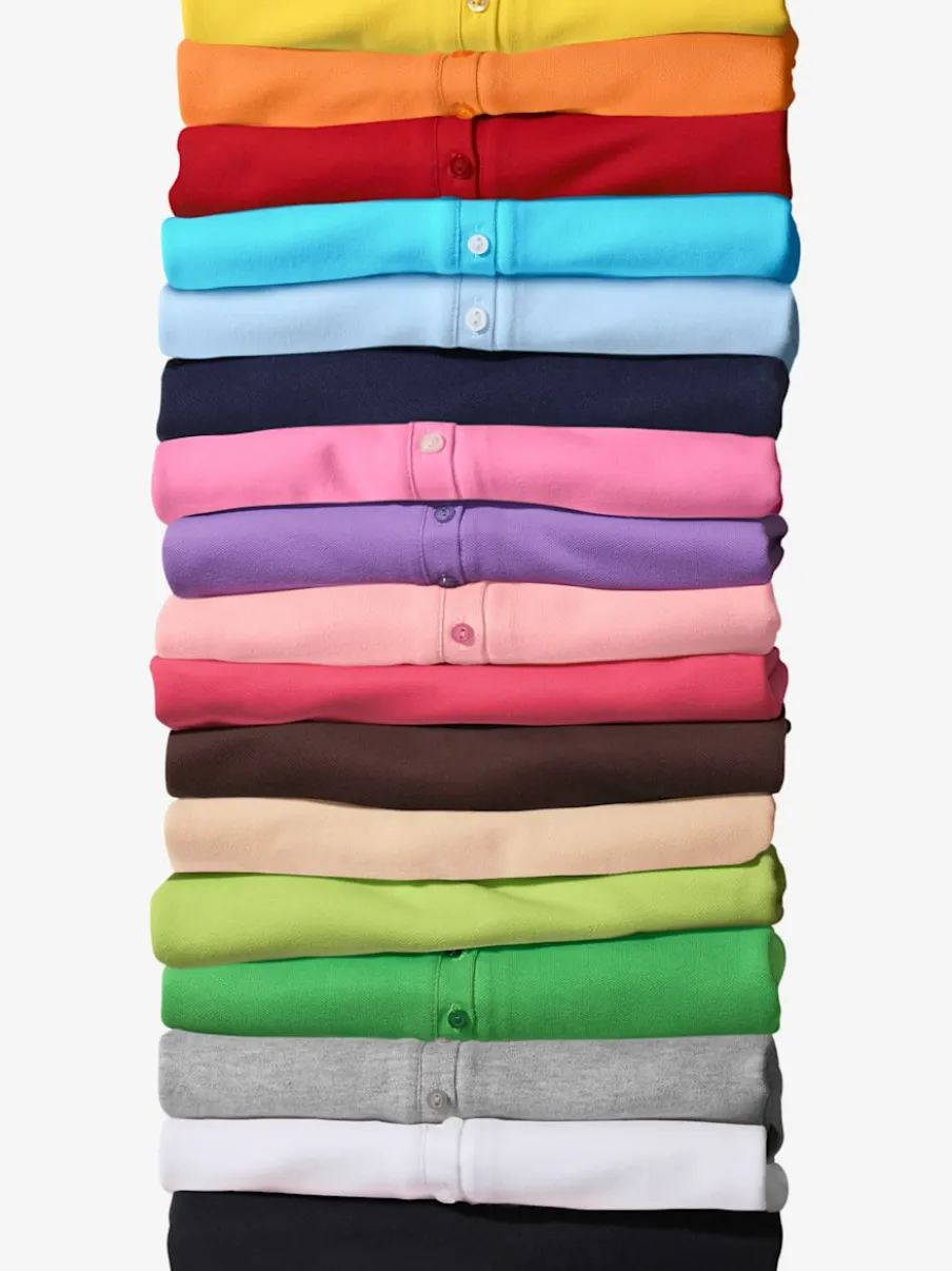 Polo classique cintré en piqué doux et agréable