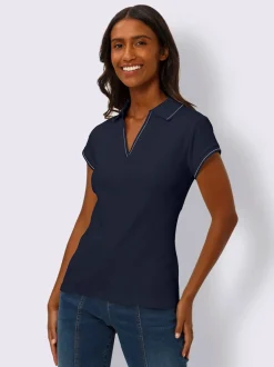 Polo côtelé rayé manches courtes doux coton certifié GOTS
