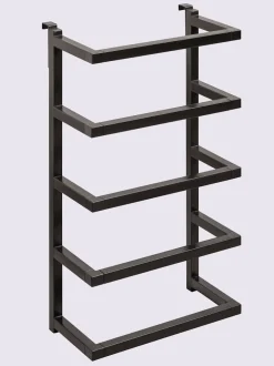 Porte-serviettes métal noir