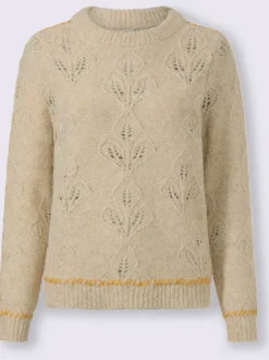 Pull ajouré motif ajouré élégant