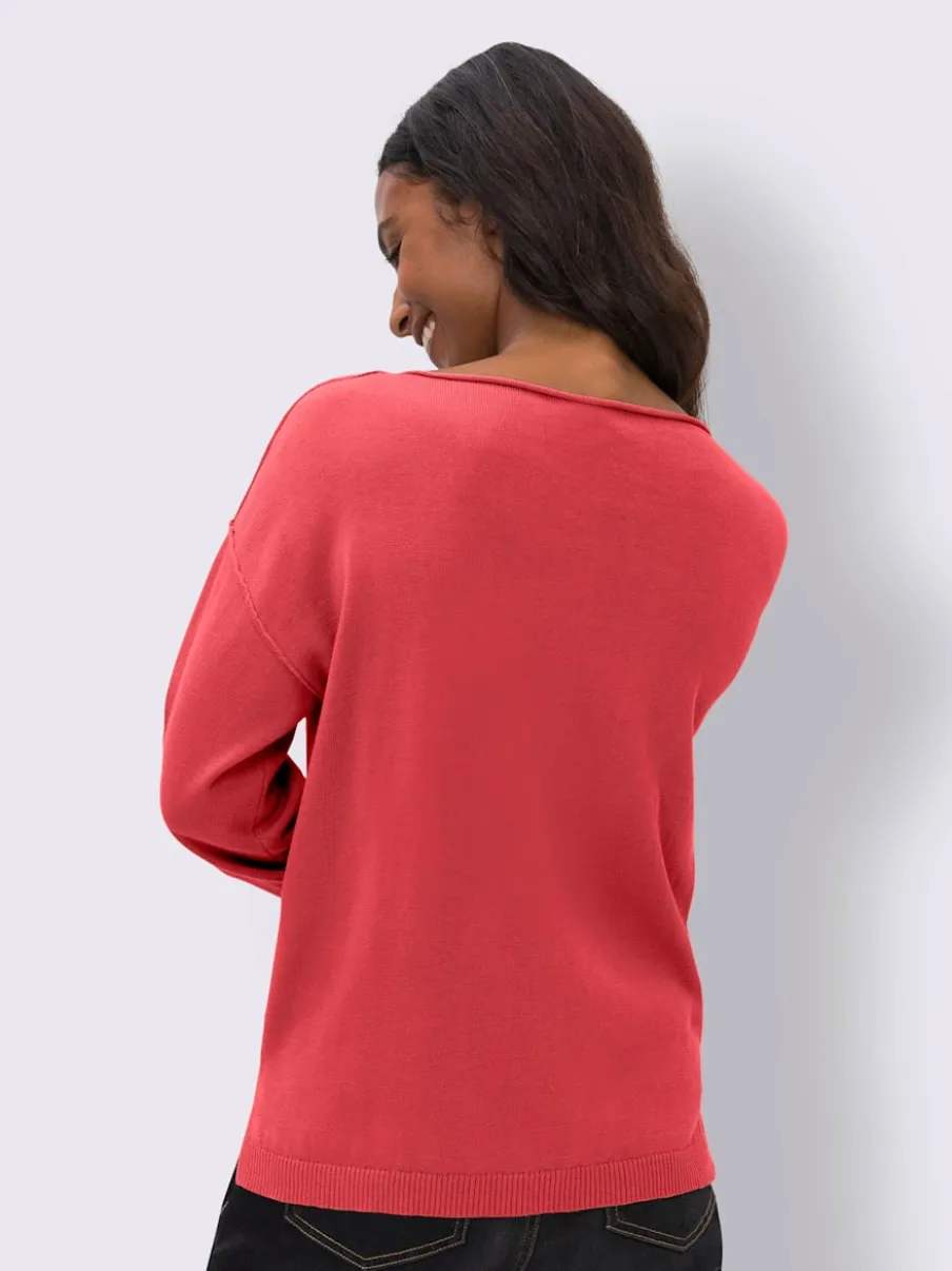 Pull ample à encolure ronde avec inscription MARE