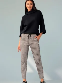 Pull avec col à revers et manches 3/4 en maille douce