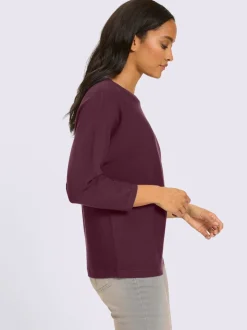 Pull chauve-souris manches chauve-souris 3/4