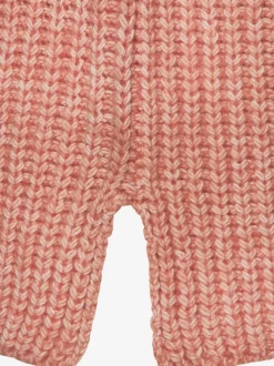 Pull à col montant avec manches longues en tricot chiné