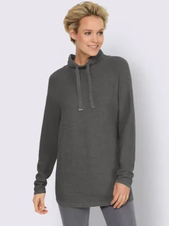 Pull à col montant et manches longues en tricot