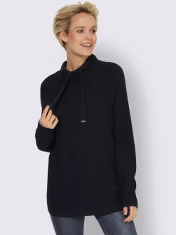 Pull à col montant et manches longues en tricot