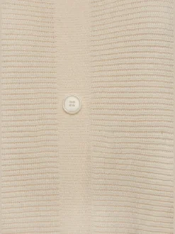 Pull col rond avec manches chauve-souris et ourlet droit en tricot côtelé