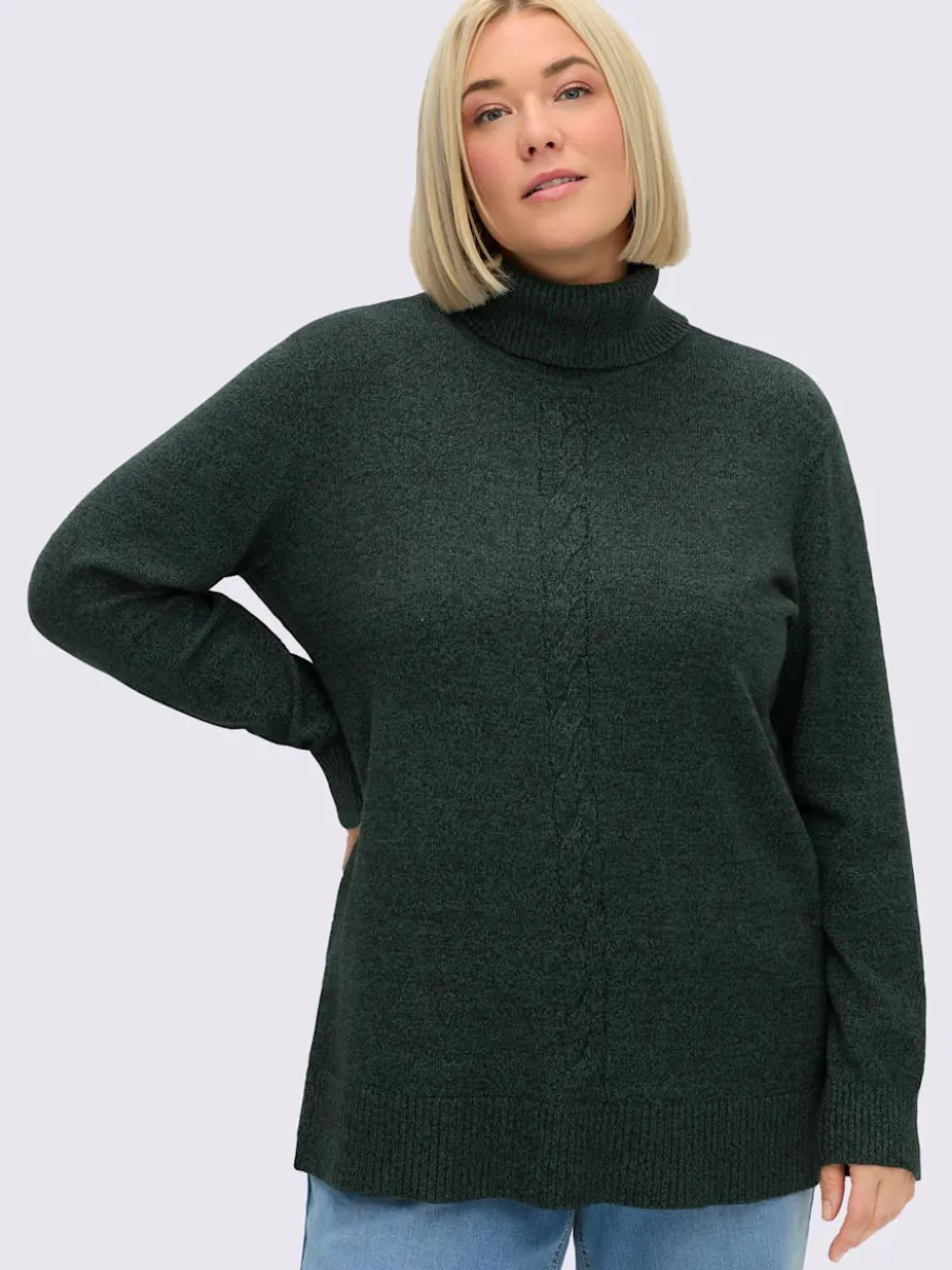 Pull à col roulé