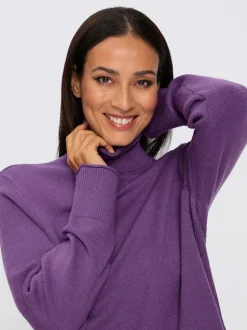 Pull à col roulé col roulé flatteur