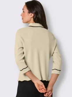 Pull à col roulé tricot fin élégant