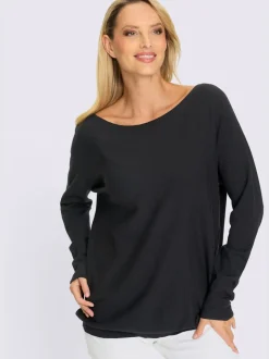 Pull décontracté à encolure ronde et manches longues