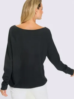 Pull décontracté à encolure ronde et manches longues