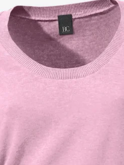 Pull décontracté en tricot fin à encolure ronde