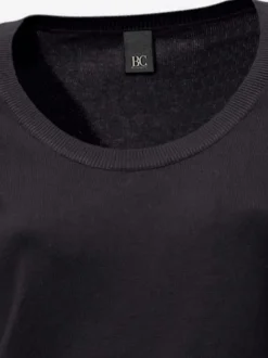 Pull décontracté en tricot fin à encolure ronde