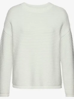 Pull doux en tricot côtelé