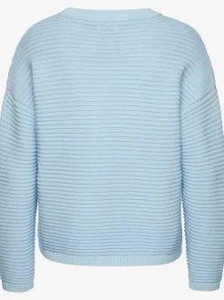 Pull doux en tricot côtelé