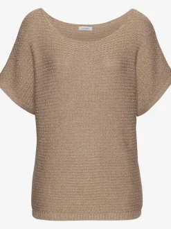 Pull d'été léger à manches courtes en tricot doux