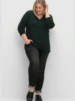 Pull à encolure en v