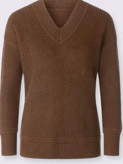 Pull à encolure en v 50% coton