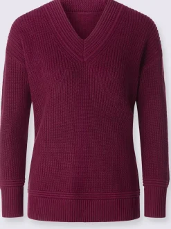 Pull à encolure en v 50% coton