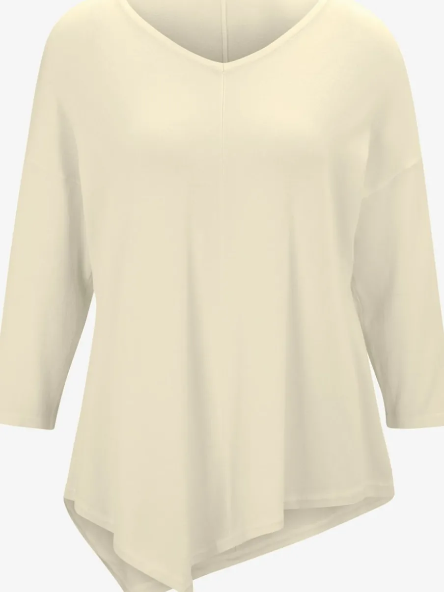 Pull à encolure en V en tricot léger ample