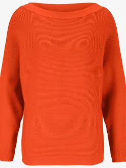 Pull à encolure ronde manches longues à entretien facile