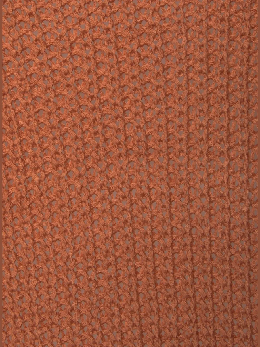 Pull en tricot ample avec col rond et manches longues